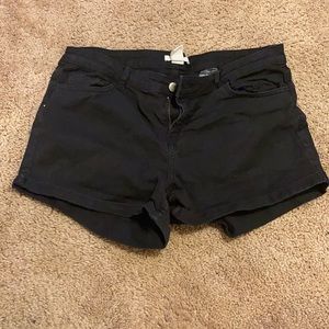 Black shorts